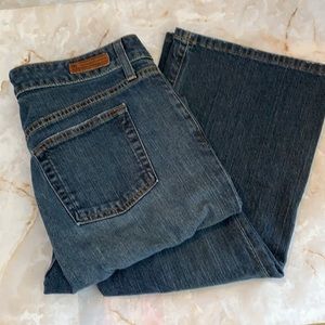 Ralf Lauren: stretch Kelly boot cut blue jeans size 10